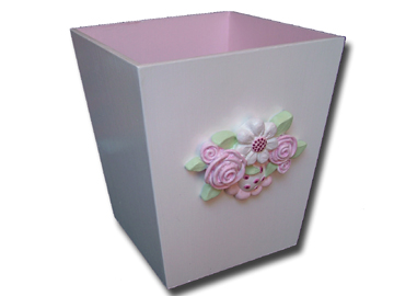 Sring Garden Floral Dustbin Sring Garden Floral Dustbin